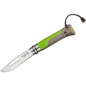Opinel Outdoor No. 08 pocket knife, Earth Green
