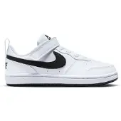 Nike Sneaker Court Borough Låg Recraft - Vit/Svart Little Kids, storlek 32