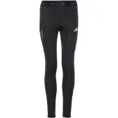 Adidas Sportbyxa 'TECHFIT' svart / vit