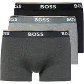 BOSS Boxershorts 'Power' mörkgrå / gråmelerad / svart / vit