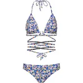 Buffalo Bikini blå / ljusgul / orange / rosa