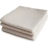 PAP mushie Muslin babyklder | 100 % ekologisk bomull | 23,5" x 23,5" (dimma) 3-pack