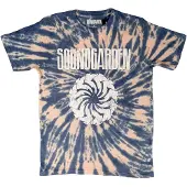 Ginza.se Soundgarden: Unisex T-Shirt/Logo Swirl (Blue) (Wash Collection) (Small)