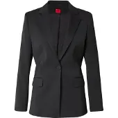 HUGO för kvinnor. 50516447 Blazer Atana svart (36), Casual, Parti, Syntetisk, Klassisk