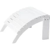 Cinas Adirondack fotpall vit