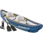 Colorbaby Uppblåsbar Kanot För 2 Personer Wyoming C2 Med Paddlar 307x89x53 Cm