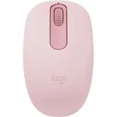 Logitech M196 - Mus - höger- och vänsterhänta - optisk - 3 knappar - trådlös - Bluetooth - rosa