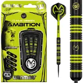 Winmau MvG Ambition Black Coated Brass Dartpilar - 22g