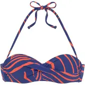 Buffalo Bikiniöverdel '' mörkblå / orange