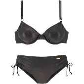 LASCANA Bikini guld / svart