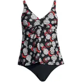 LASCANA Tankini röd / svart / vit