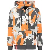 Alpha industries Basic Big Logo Camo PP Zip Hoodie