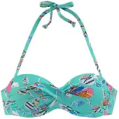 Sunseeker Bikiniöverdel 'Jam' jade / blandade färger