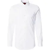 HUGO för män. 50482056 Skjorta Kason vit (41), Casual, Bomull, Lång ärm