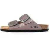 Bayton Pantolette 'Alicante' mauve / svart