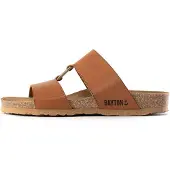 Bayton Pantolette 'Navia' konjak / svart