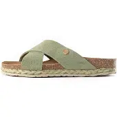 Bayton Pantolette 'Burgos' brun / khaki
