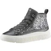 Geox Höga sneakers J LAQUINNY GIRL flickor - Silver - 33