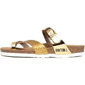 Bayton Pantolette 'Diane' guld / svart