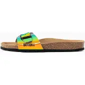 Bayton Pantolette grön / orange