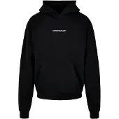 MJ Gonzales Sweatshirt 'In tha Hood' grå / ljusgrå / svart / vit