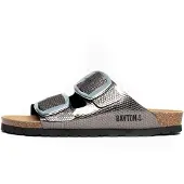 Bayton Pantolette 'Alicante' grå / svart