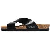 Bayton Pantolette 'Gomera' grå / svart