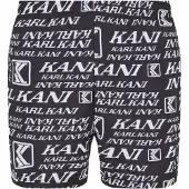 Karl kani Badshorts svart / vit