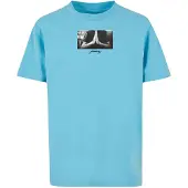 Mister tee T-shirt 'Pray' blå / grå / svart / vit