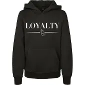 Mister tee Sweatshirt 'Loyalty' svart / vit