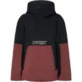 Oakley Women's Tnp Tbt Insulated Anorak Blackout/grenache