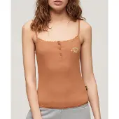 Superdry Essential Button Down ärmlös T-shirt