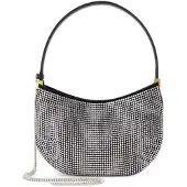 MAGDA BUTRYM Vesna Hobo Bag Medium - - Svart - Strass