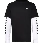 Vans Långärmade T-shirts LONG CHECK TWOFER pojkar - Svart - 16 Jahre