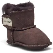 En fant Sheepskin Stövlar