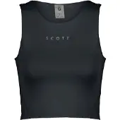 SCOTT - Trail running-kläder dam - Endurance Crop Top W Black för Unisex - Storlek M - Svart