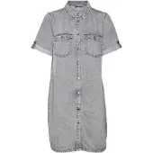 Vero Moda Skjortklänning 'Jennie' grå denim