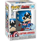 Funko POP! Kapten Amerika Förundran A60-comic Con Pin-figur