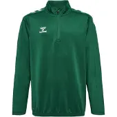 Hummel Träningströja Core Half Zip - Grön Barn, storlek 164 cm