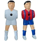 DevesSport Set Med 22 Metallfotbollsspelare Barcelona Real Madrid