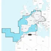 Garmin Navionics+ Sjökort För Central-och Västeuropa