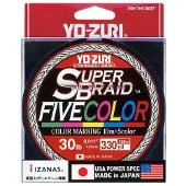 Yo-zuri Superbraid Fivecolor 300 M Flätlina