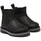 Timberland unisex för barn. TB0A28P10011 Courma Chelsea läderstövlar (21), Hud, Svart, Karta, Zip, Kardborreband, Casual, barnmode