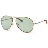 Ocean Sunglasses Leather Polariserade Solglasögon