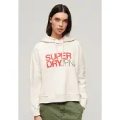 Superdry Sportswear Logo Boxy Tröja Med Huva