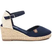 Refresh för kvinnor. 17188208-NAVY Espadriller i läder 171882 marinblå (39), 5 till 8 cm, Före, Spänne, Casual, Marino