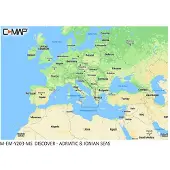 C-MAP Karta över Adriatiska Havet Och Joniska Havet