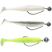 Swimy Pompei Shad+cheburashka Rig Mjukt Bete 10g 125 Mm 16 Enheter