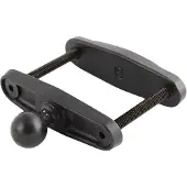 Ram Mounts 3´´ Bred Fyrkantig Stolpklämma Bas