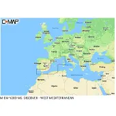 C-MAP Karta över Västra Medelhavet